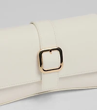 Icon Worthy Buckle Strap Shoulder Bag