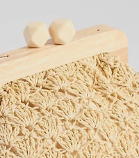 Vacay Mode Straw Clutch