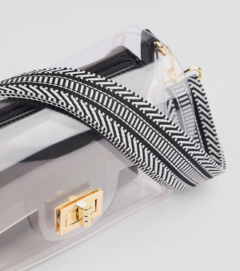 Clearly Trendy Crossbody Bag