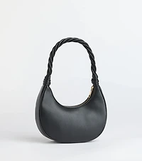 Don't Get It Twisted Faux Leather Shoulder Bag