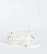 Finishing Touch Woven Shoulder Bag
