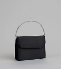 Stylish Endeavor Rhinestone Top Handle Handbag
