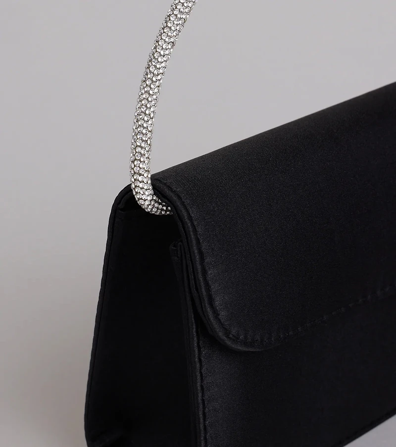 Stylish Endeavor Rhinestone Top Handle Handbag