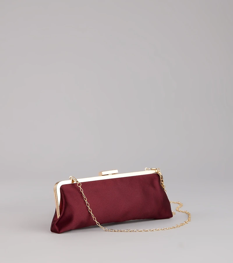 Soirée Ready Satin Clutch