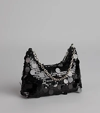 Disco Dreams Sequin Shoulder Bag