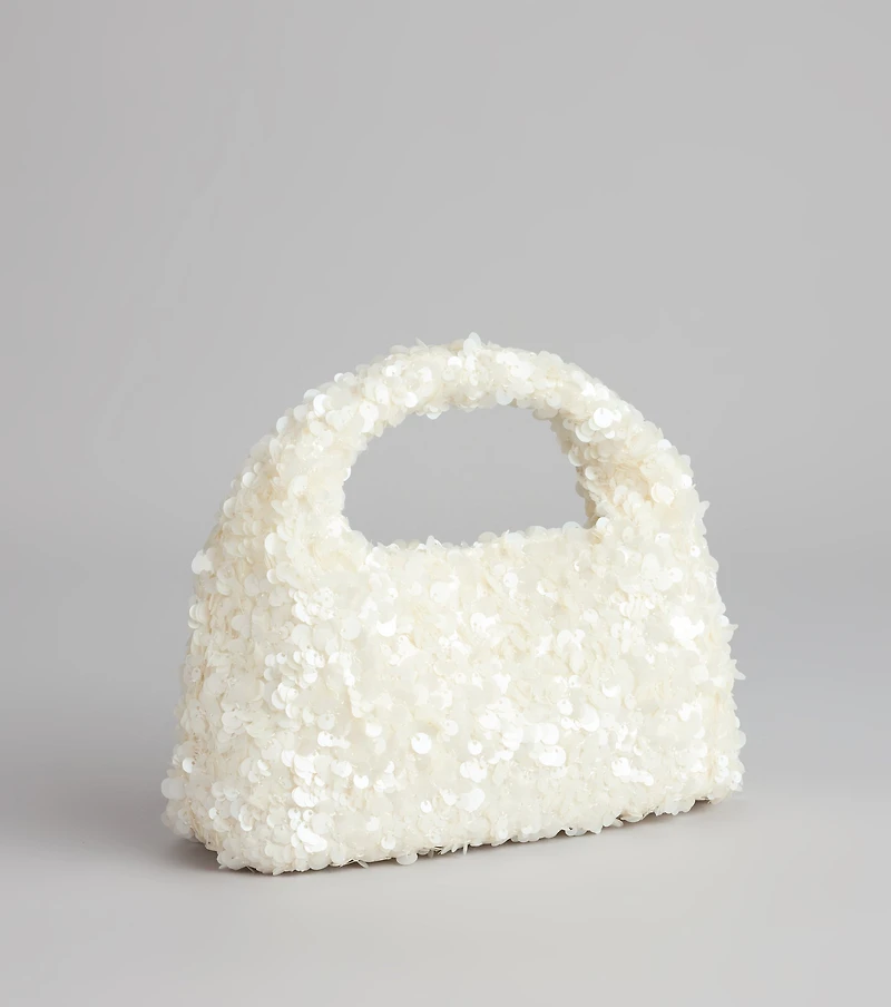 All That Glitters Sequin Handbag