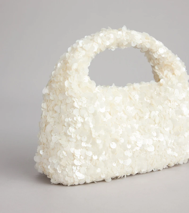 All That Glitters Sequin Handbag