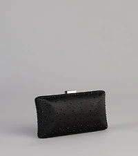 Spotlight Moment Satin Clutch