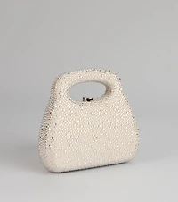 The Glimmer Drop Rhinestone Clutch Bag