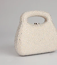 The Glimmer Drop Rhinestone Clutch Bag