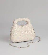 The Glimmer Drop Rhinestone Clutch Bag