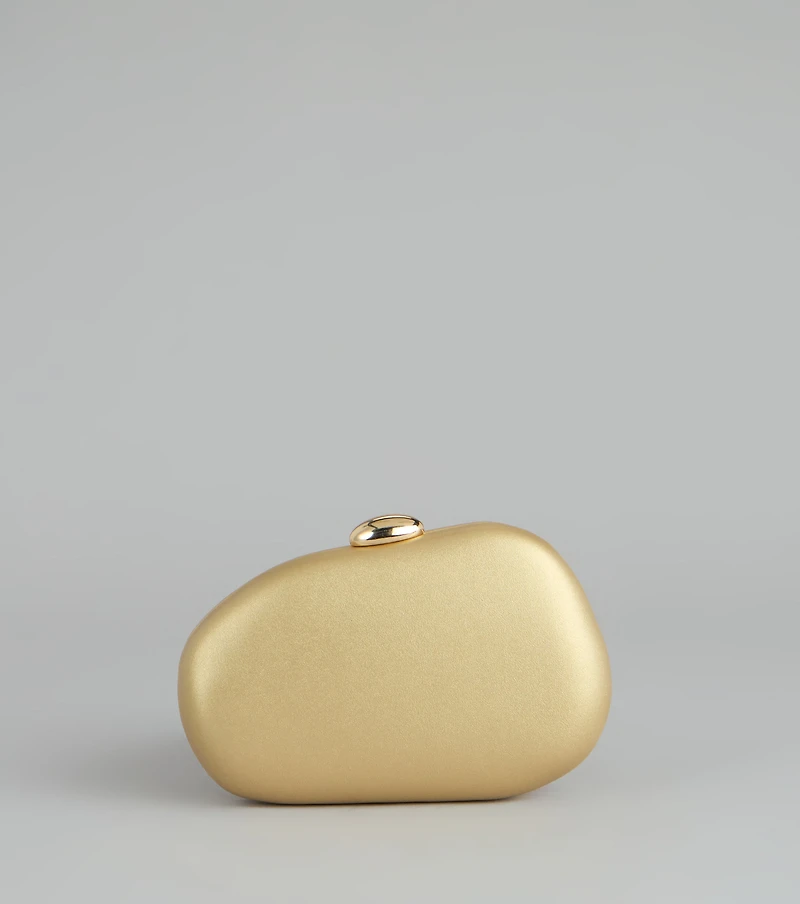 Black Tie Ready Metallic Clutch