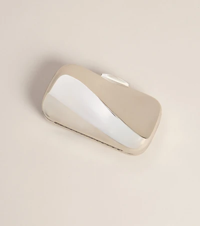 Midnight Reservation Box Clutch