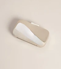 Midnight Reservation Box Clutch