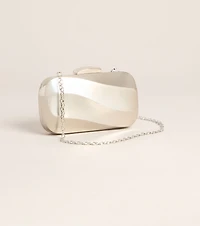 Midnight Reservation Box Clutch