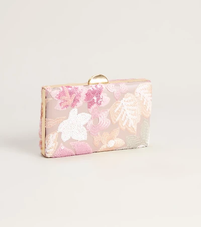 Garden Party Glam Floral Clutch