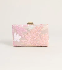 Garden Party Glam Floral Clutch