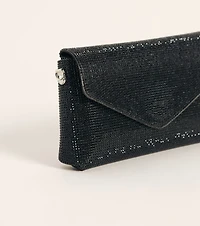 Sparkle Effect Rhinestone Crossbody Purse
