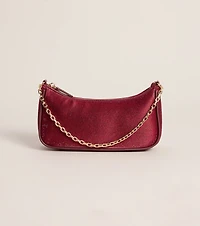 On The List Rhinestone Shoulder Bag