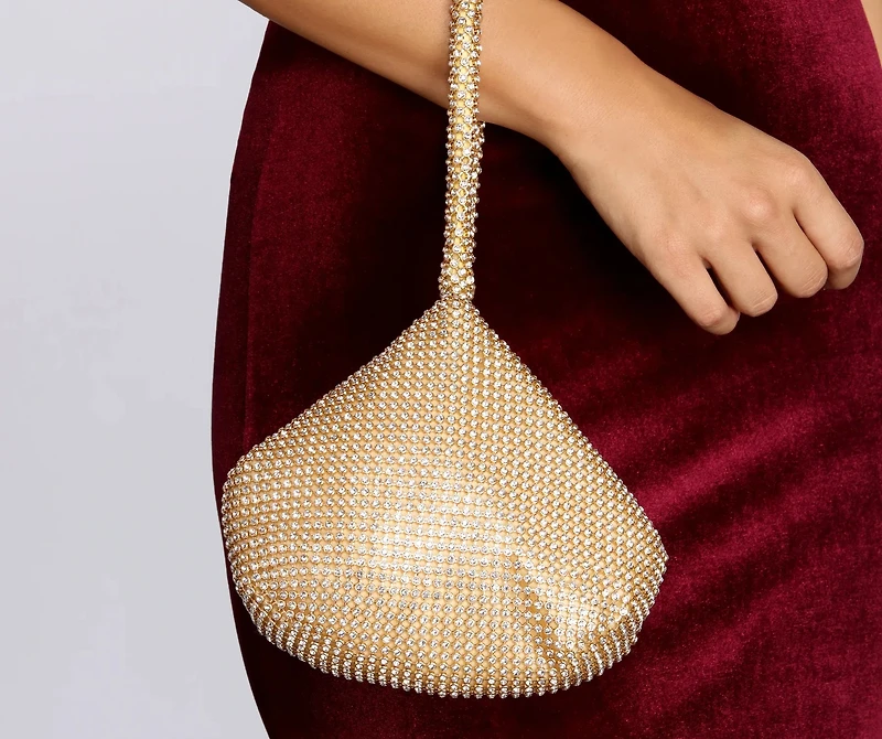 Crazy For Rhinestones Wristlet