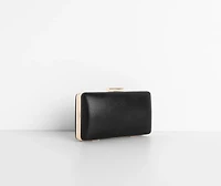 Satin Box Clutch