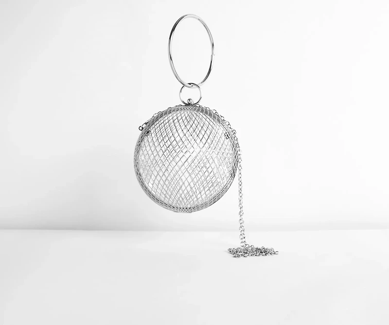 Can't Be Caged Sphere Clutch