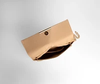 High Expectations Glitter Clutch