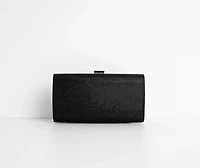 Set For The Soiree Glitter Box Clutch