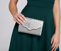 Glam Glow Rhinestone Clutch