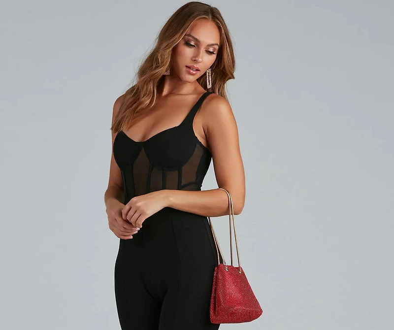 Rise And Shine Mesh Bucket Bag