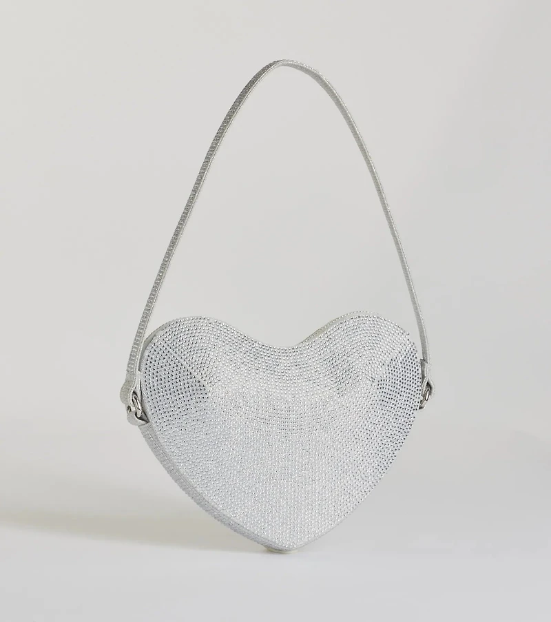 Forever In My Heart Rhinestone Bag