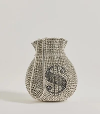 Get That Money Rhinestone Clutch
