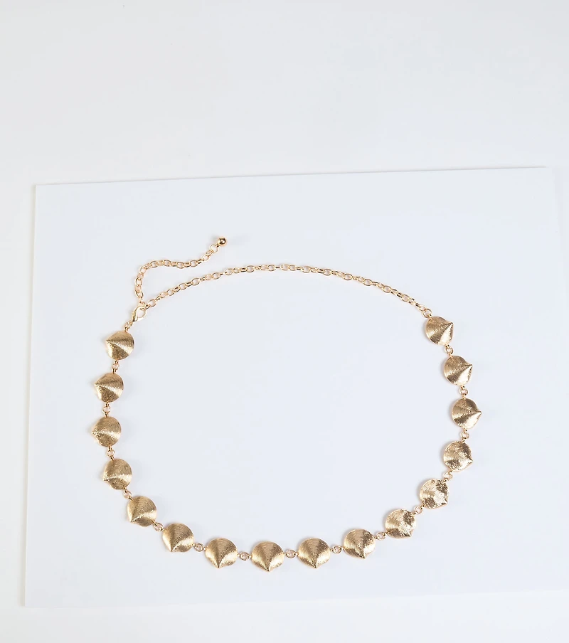 All For Charm Shell Chain Belt