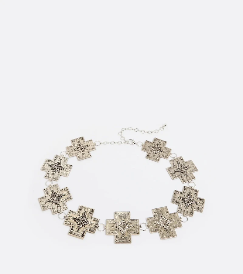 Desert Babe Cross Concho Belt