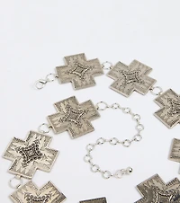 Desert Babe Cross Concho Belt