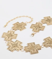 Desert Babe Cross Concho Belt