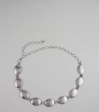 Gone Glam Concho Chain Belt