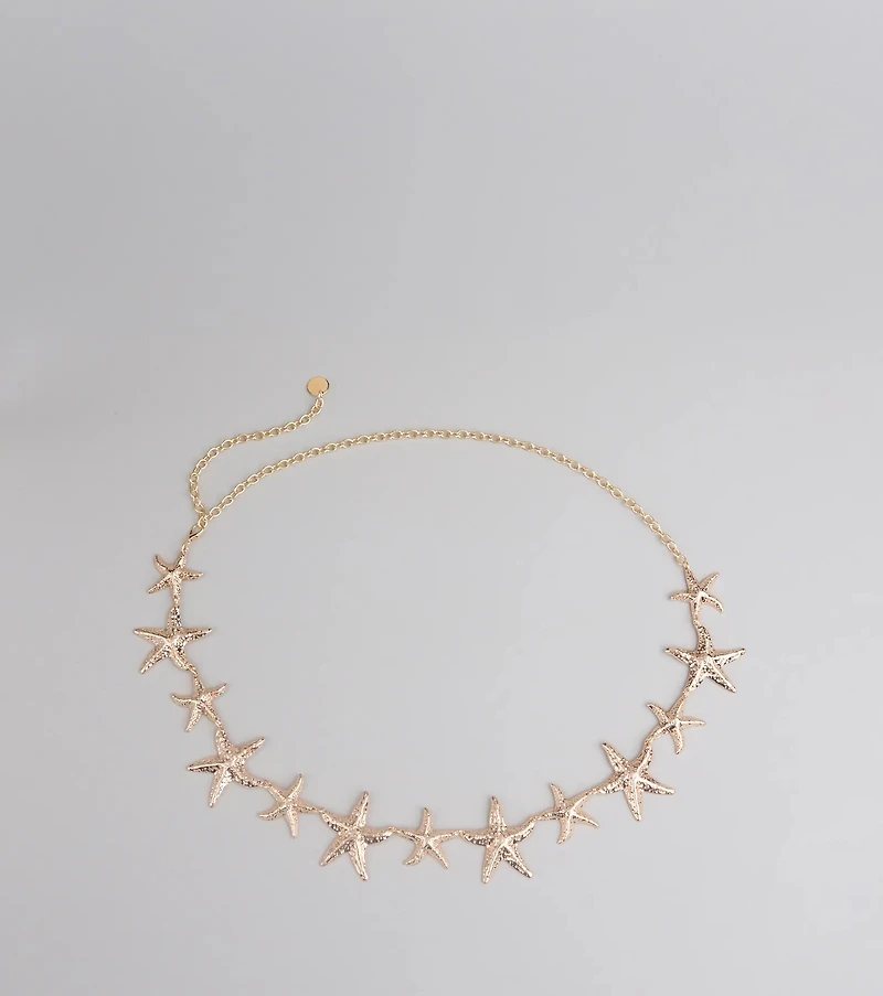 Mermaid Muse Starfish Chain Belt