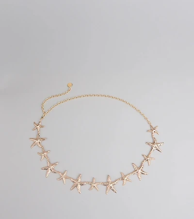Mermaid Muse Starfish Chain Belt