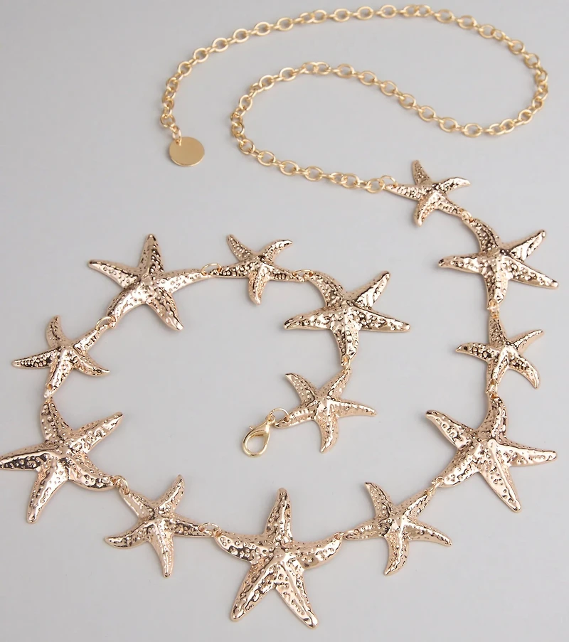 Mermaid Muse Starfish Chain Belt