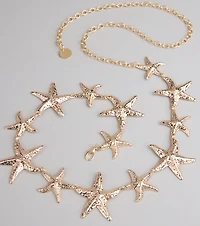 Mermaid Muse Starfish Chain Belt