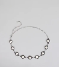 Changing The Game Stone Concho Chain Belt
