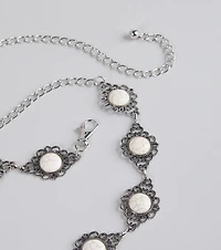 Changing The Game Stone Concho Chain Belt