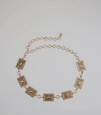 Boho Look Concho Chain Belt