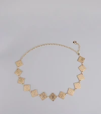 Shimmer And Serve Chain Belt