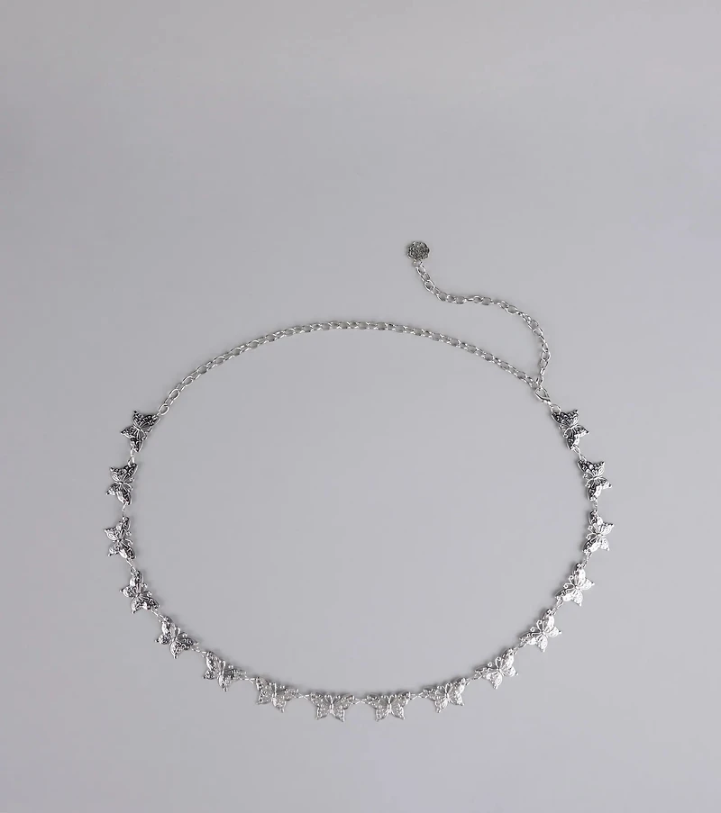 Flutter Goals Butterfly Chain Belt
