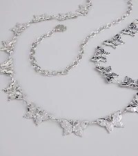 Flutter Goals Butterfly Chain Belt