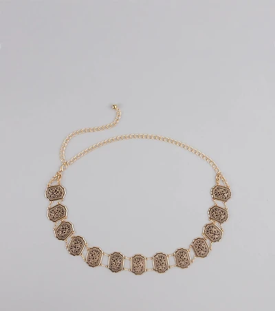 Cherished Treasure Oval Western Belt