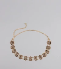 Cherished Treasure Oval Western Belt