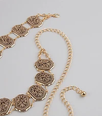 Cherished Treasure Oval Western Belt